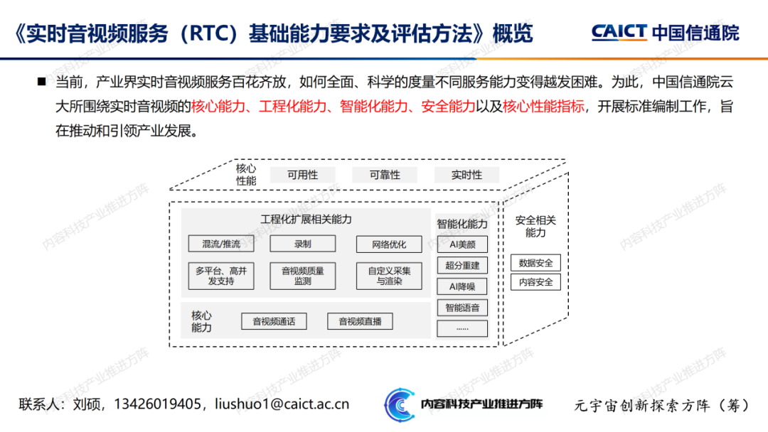 网易云信参与中国信通院《实时音视频服务（RTC）基础能力要求及评估方法》标准编制
