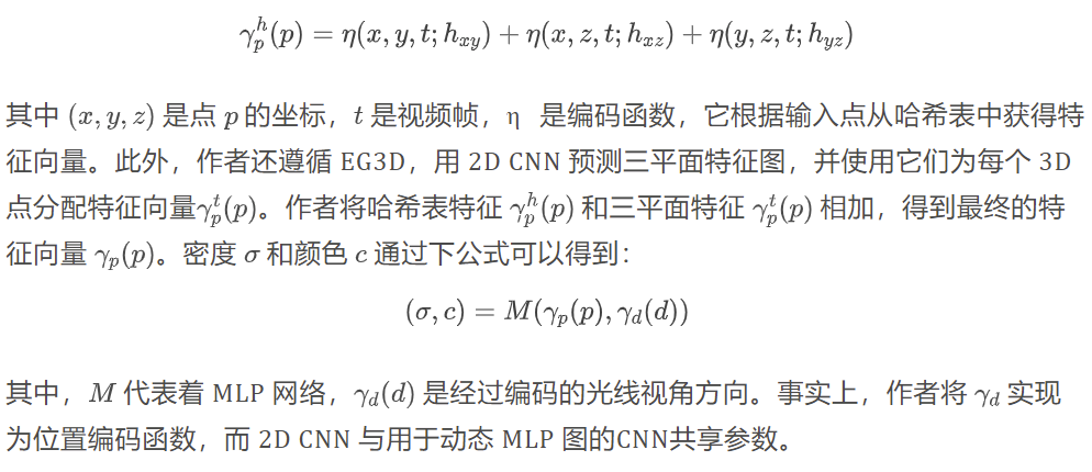 将体视频表示为动态 MLP maps | CVPR 2023