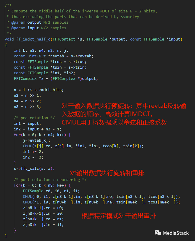 音频编解码学习：MDCT变换的原理和实现方法