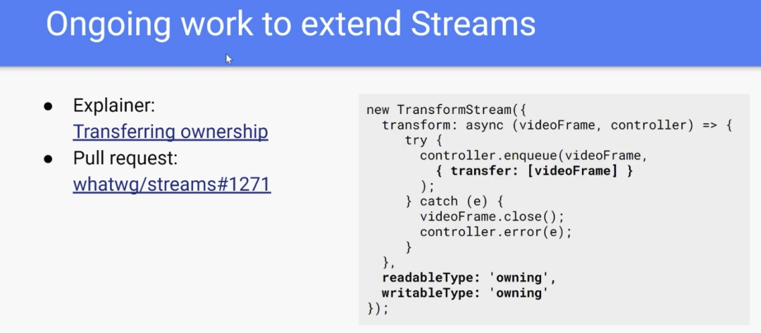 WebCodecs、WebTransport 和 WebRTC 的未来