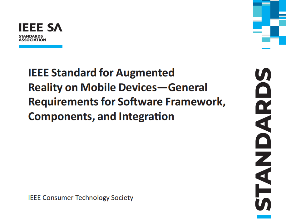 权威发布：IEEE增强现实国际标准正式发布，亮亮视野作为重要成员单位全程参与