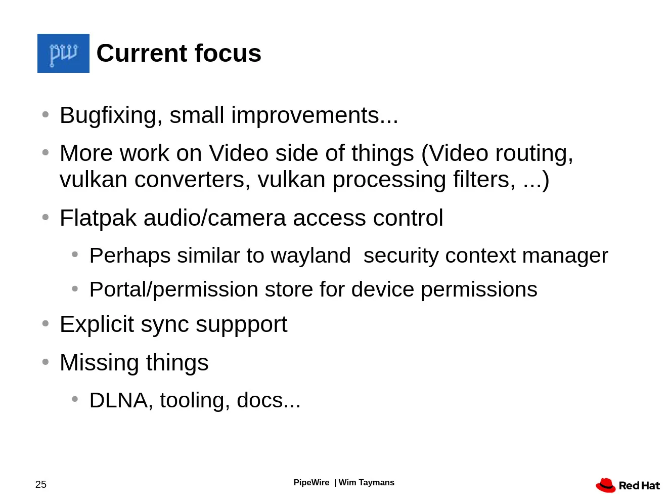 PipeWire 将开发 Vulkan 转换器和处理过滤器