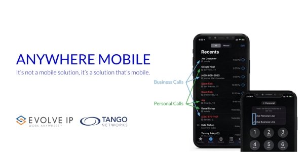Evolve IP 推出 Anywhere Mobile – 将桌面电话的功能带到移动用户手中