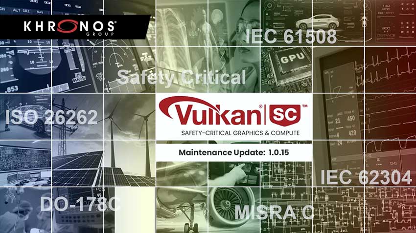 Vulkan SC 1.0.15 发布：SPIR-V 验证和适用于桌面系统的新 NVIDIA 驱动程序可用