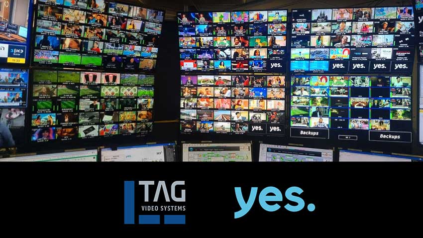 TAG Video Systems 利用实时媒体平台推动 yes 的 OTT 扩展