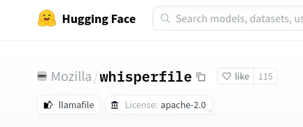 Mozilla 正在开发 Whisperfile，用于本地音频到文本的翻译