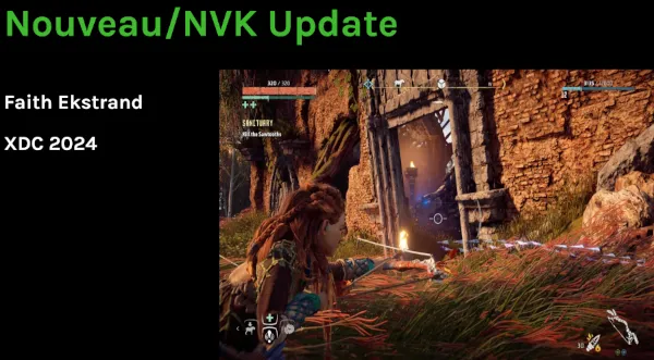 Nouveau 搭载 NVK Vulkan 驱动程序，可运行更多游戏并增加功能集