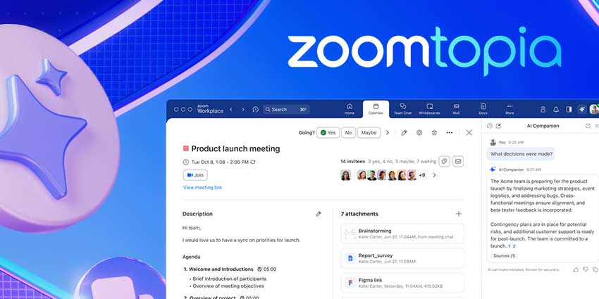 Zoomtopia：Zoom 宣布推出“下一代”AI Companion 2.0