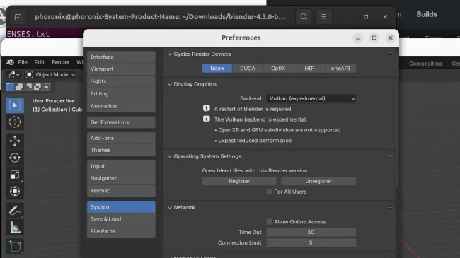 Blender 4.3 测试版提供试验性 Vulkan UI 渲染服务