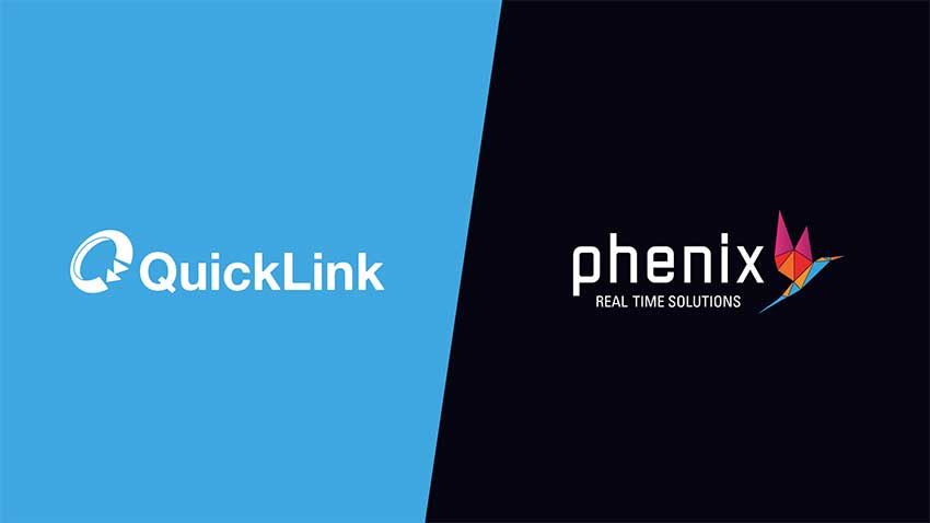 QuickLink 和 Phenix 建立战略合作伙伴关系，以增强实时制作和视频流解决方案