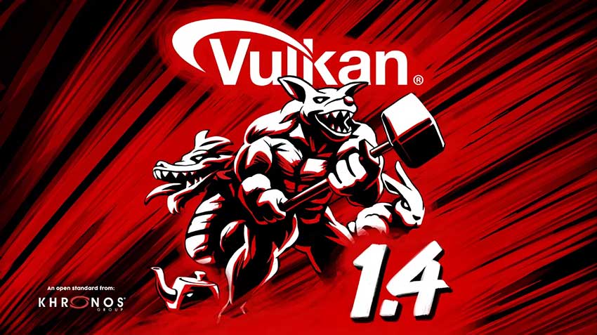 Vulkan 1.4 发布，包含更多扩展功能和更好的 8K 渲染