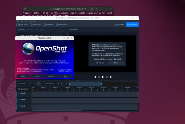 OpenShot 3.3 开源视频编辑器带来新的默认主题、更好的 Wayland 支持