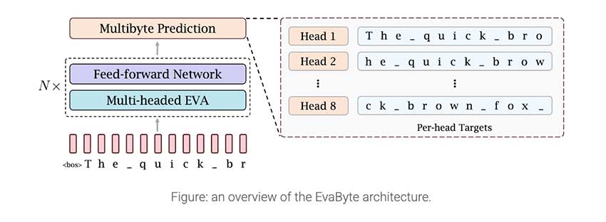 EvaByte：由 EVA 提供支持的开源 6.5B 先进无标记语言模型